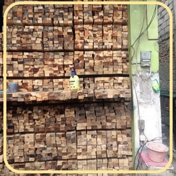 GUDANG KAYU BEKISTING BALOK  5x10 JAKARTA UTARA